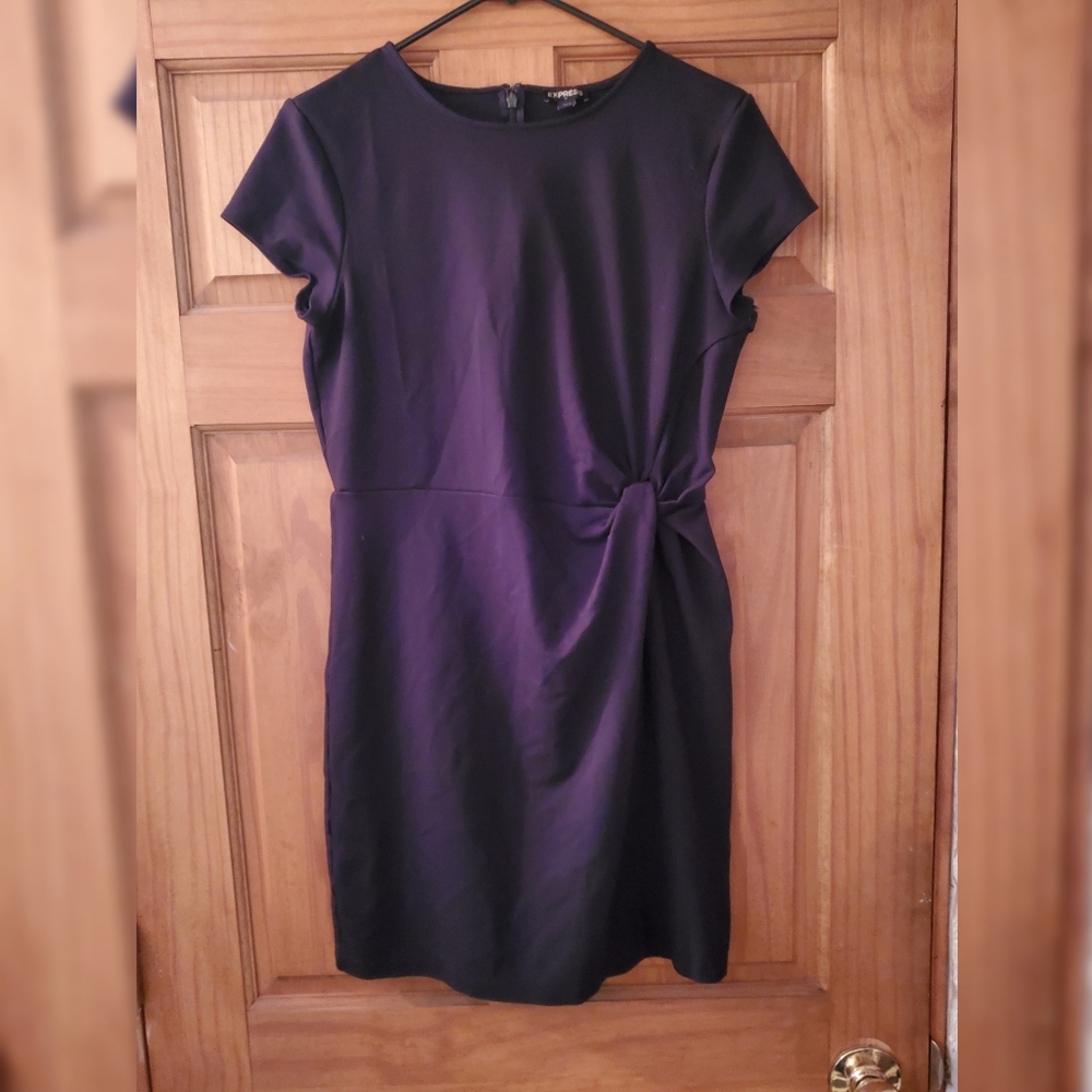 Black T-shirt dress